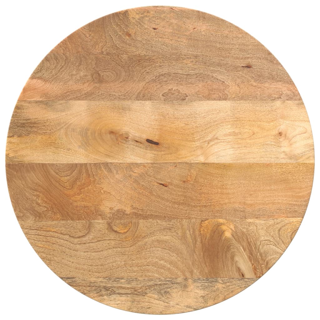 vidaXL Blat stołu, Ø 60x2,5 cm, okrągły, surowe lite drewno mango