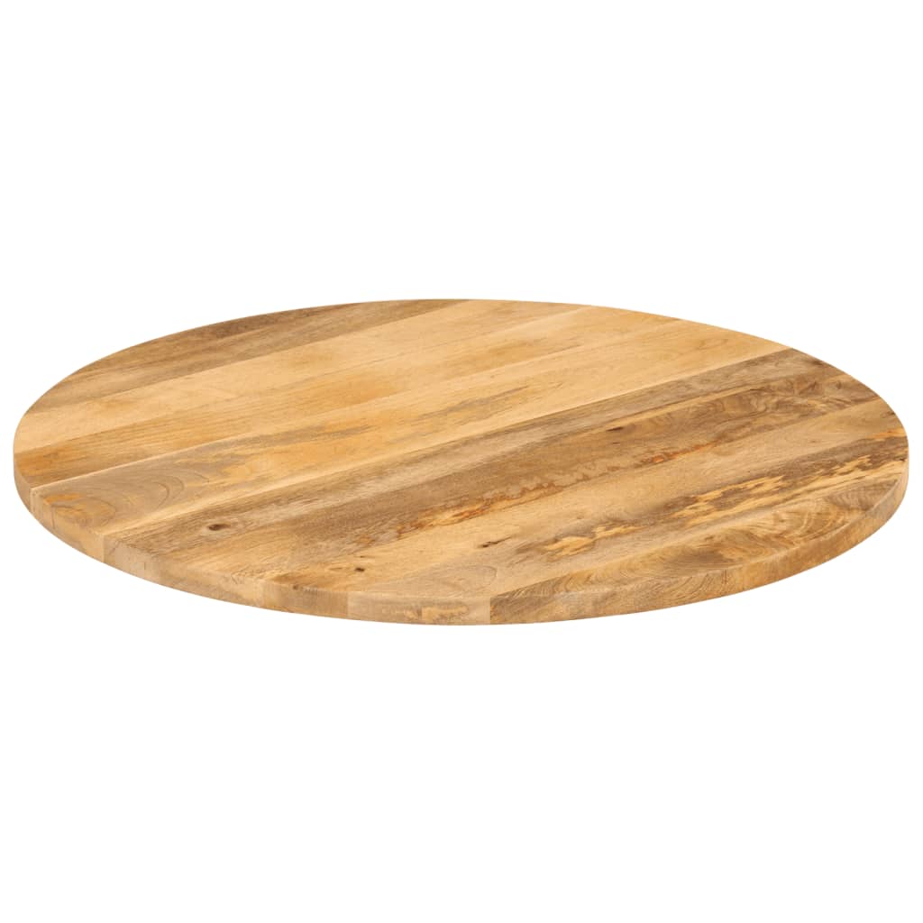 vidaXL Blat stołu, Ø 80x2,5 cm, okrągły, lite drewno mango