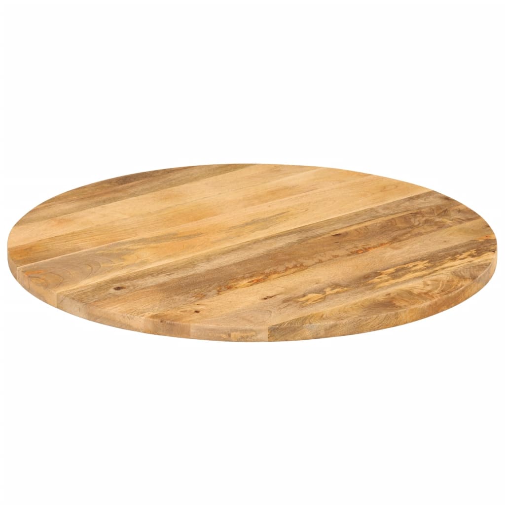 vidaXL Blat stołu, Ø 80x3,8 cm, okrągły, lite drewno mango