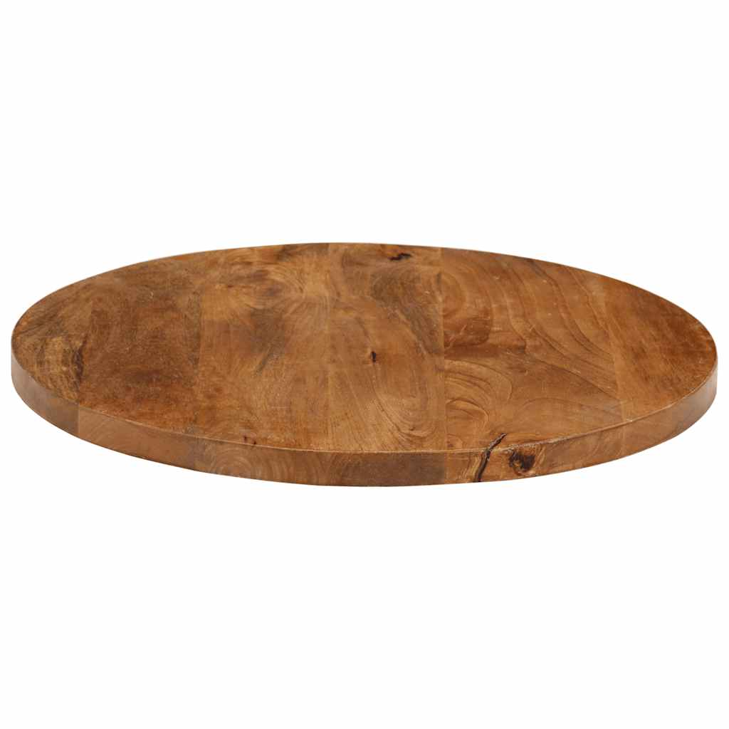vidaXL Blat stołu, Ø 40x2,5 cm, okrągły, surowe drewno mango