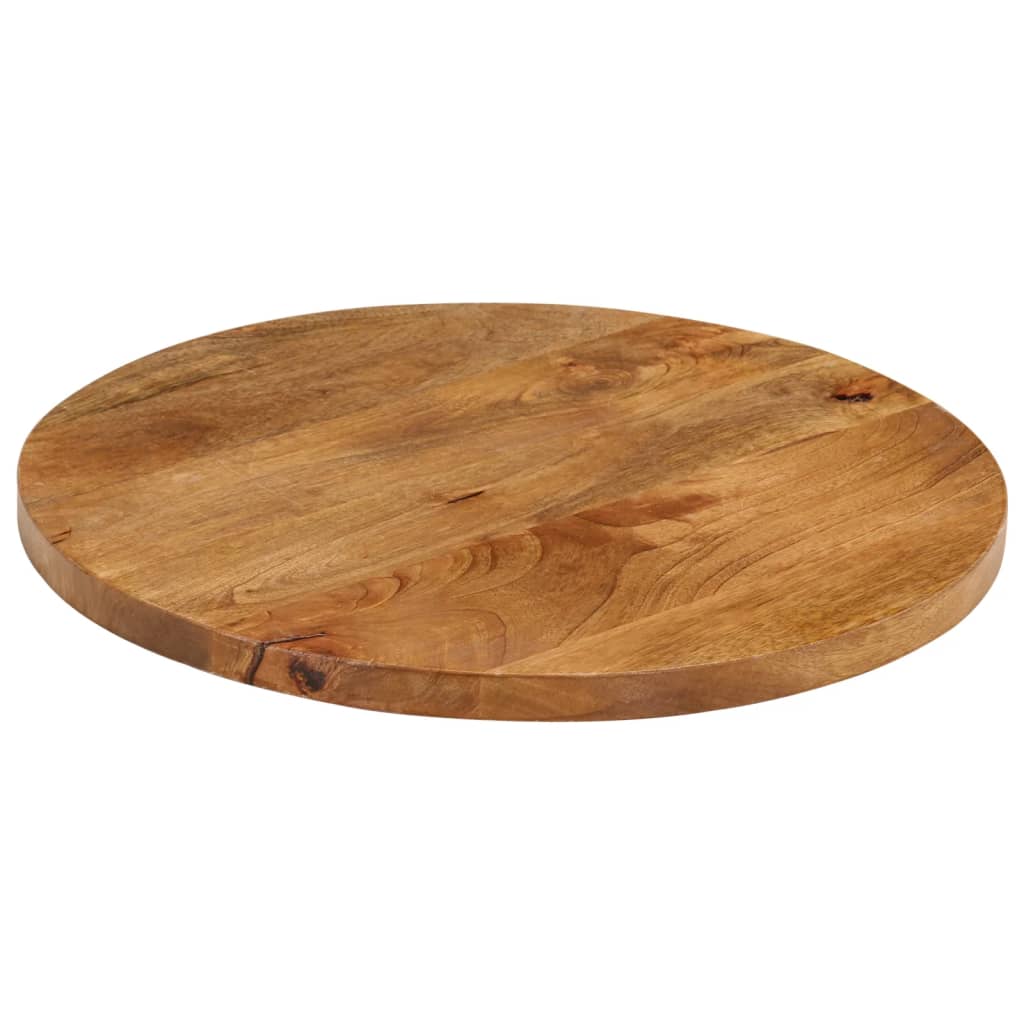 vidaXL Blat stołu, Ø 60x2,5 cm, okrągły, surowe drewno mango