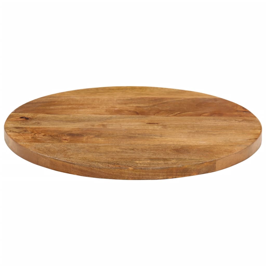 vidaXL Blat stołu, Ø 60x3,8 cm, okrągły, surowe drewno mango