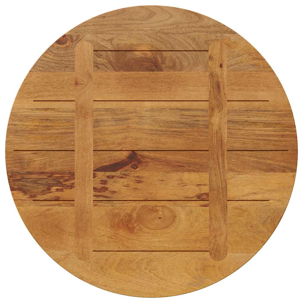 vidaXL Blat stołu, Ø 70x2,5 cm, okrągły, lite drewno mango