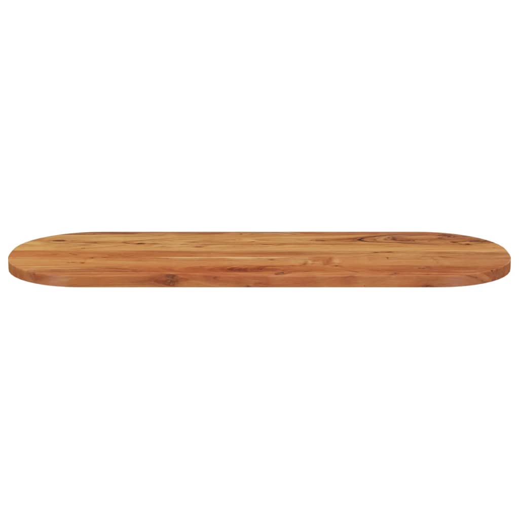 vidaXL Blat do stołu, 110x40x2,5 cm, owalny, lite drewno akacjowe