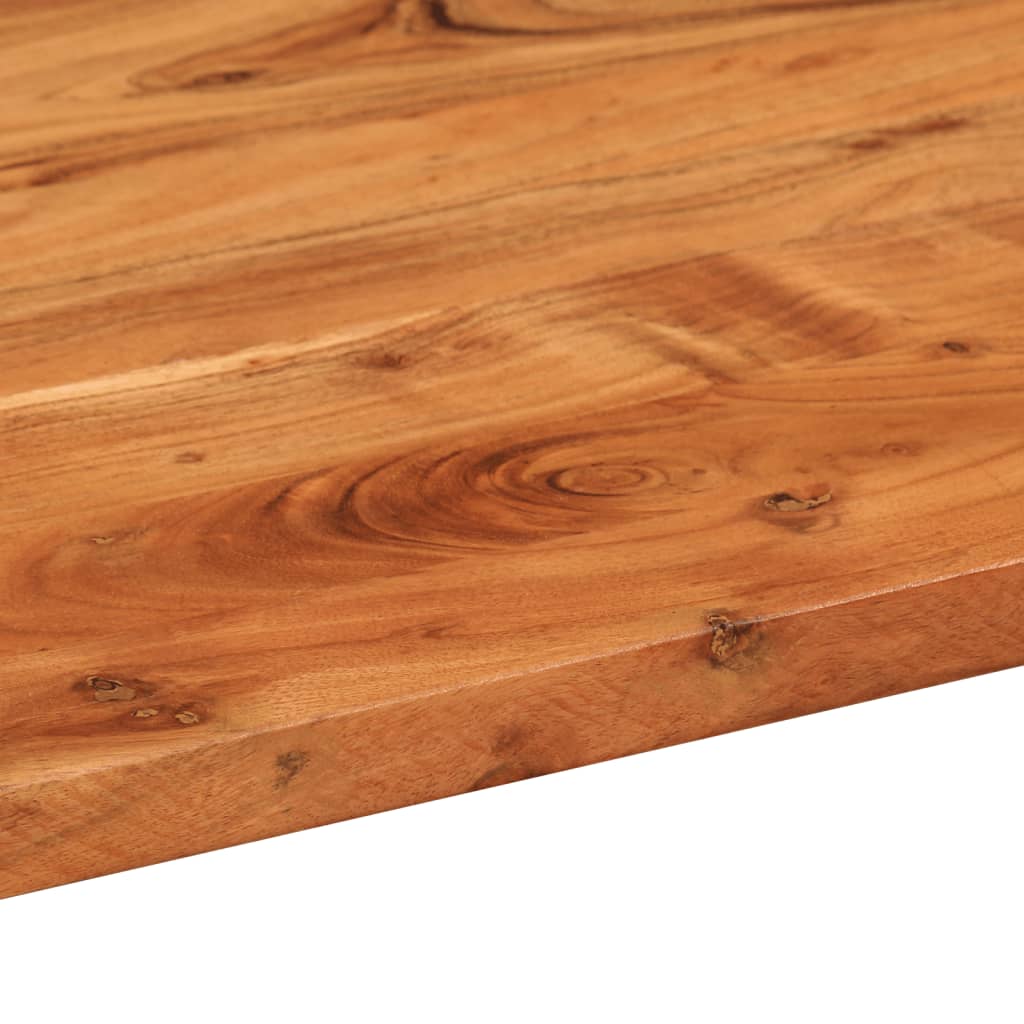 vidaXL Blat do stołu, 140x50x3,8 cm, owalny, lite drewno akacjowe