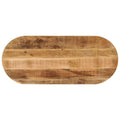 vidaXL Blat stołu, 120x60x2,5 cm, owalny, surowe drewno mango