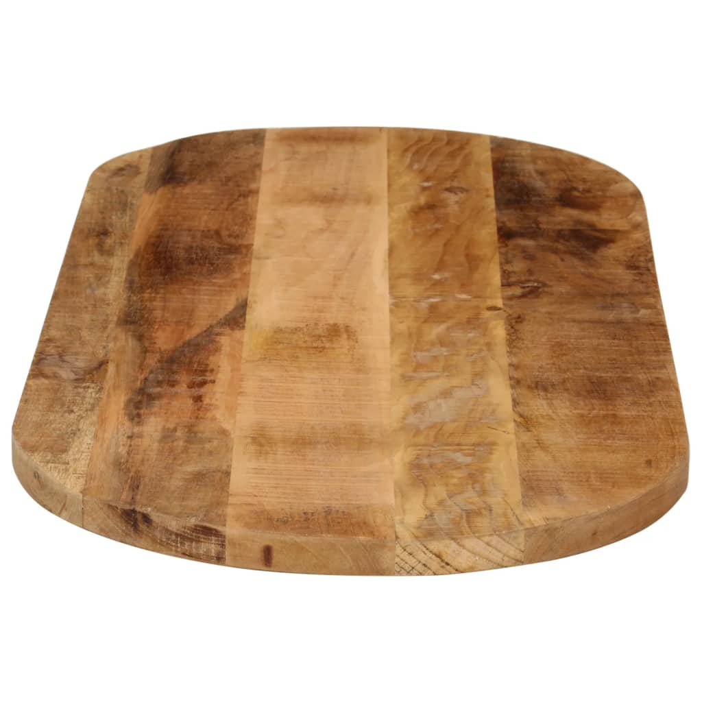 vidaXL Blat stołu, 80x40x3,8 cm, owalny, surowe drewno mango