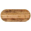 vidaXL Blat stołu, 140x60x3,8 cm, owalny, lite surowe drewno mango