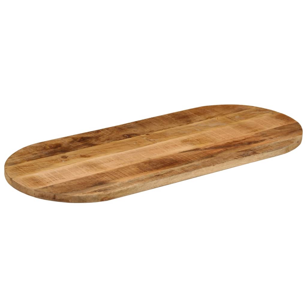 vidaXL Blat stołu, 140x60x3,8 cm, owalny, lite surowe drewno mango