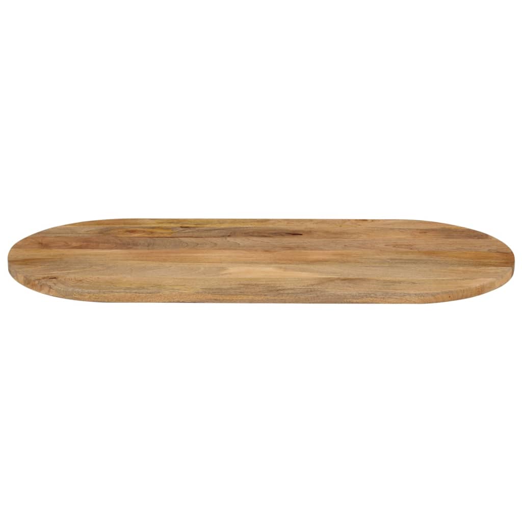 vidaXL Blat stołu, 140x60x2,5 cm, owalny, lite drewno mango