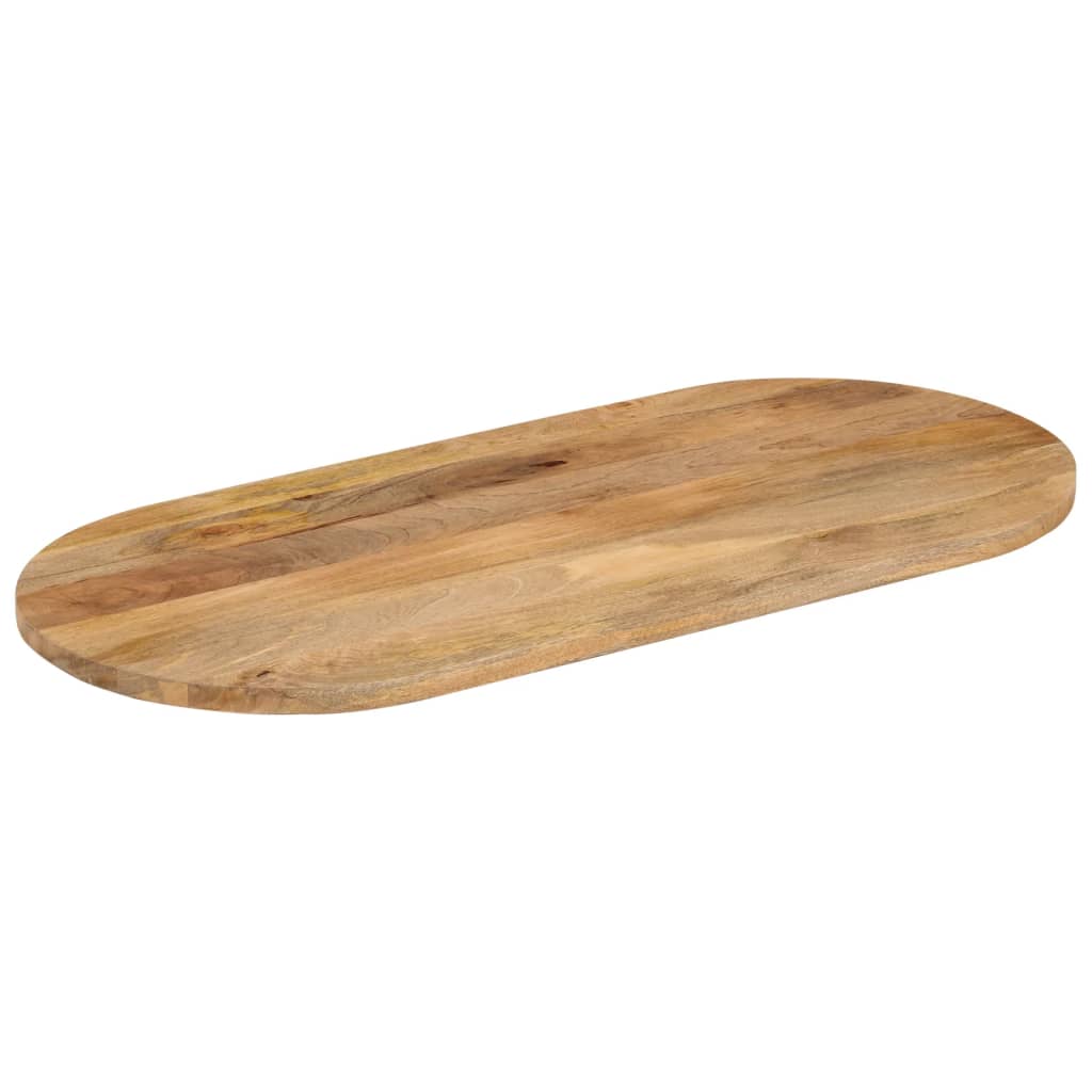 vidaXL Blat stołu, 110x50x3,8 cm, owalny, lite drewno mango