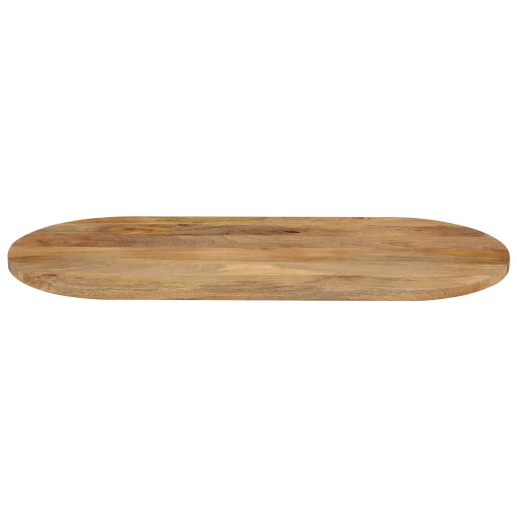 vidaXL Blat stołu, 120x50x3,8 cm, owalny, lite drewno mango