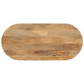 vidaXL Blat stołu, 140x60x3,8 cm, owalny, lite drewno mango