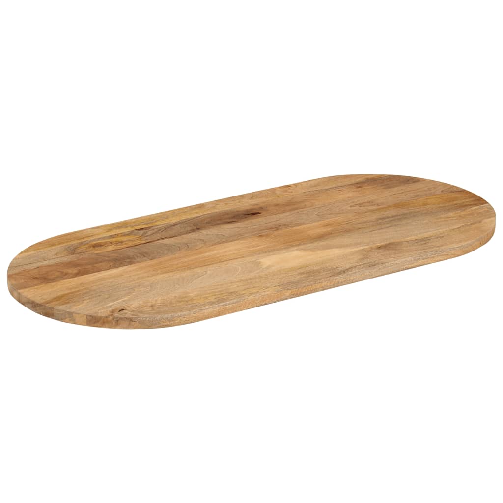 vidaXL Blat stołu, 140x60x3,8 cm, owalny, lite drewno mango