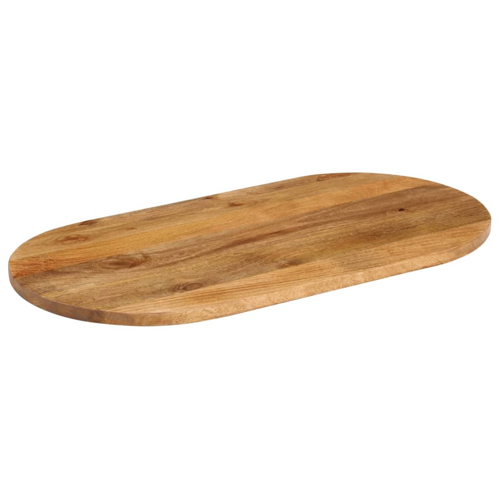 vidaXL Blat stołu, 80x40x3,8 cm, owalny, lite drewno mango
