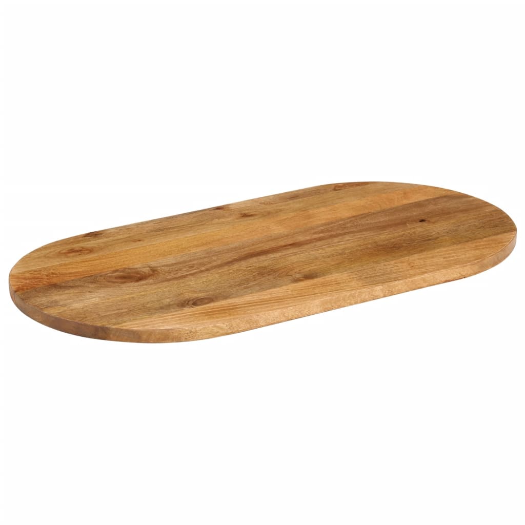 vidaXL Blat stołu, 90x40x3,8 cm, owalny, lite drewno mango