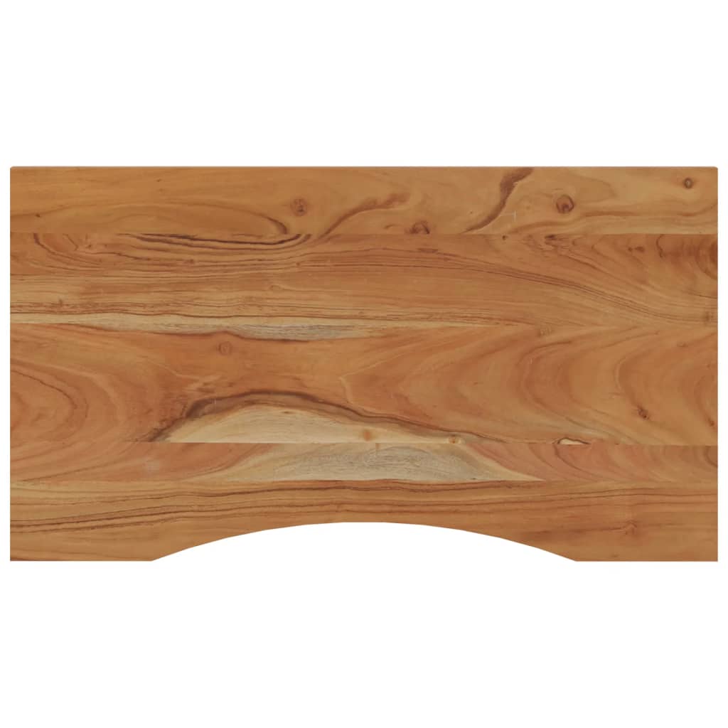 vidaXL Blat biurka, 90x50x2,5 cm, prostokątny, lite drewno akacjowe