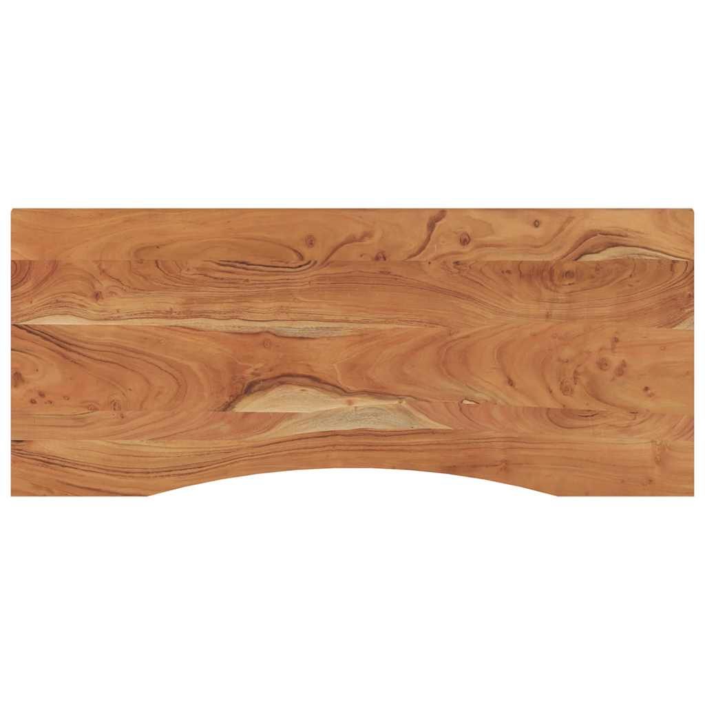 vidaXL Blat biurka, 110x50x2,5 cm, prostokątny, lite drewno akacjowe