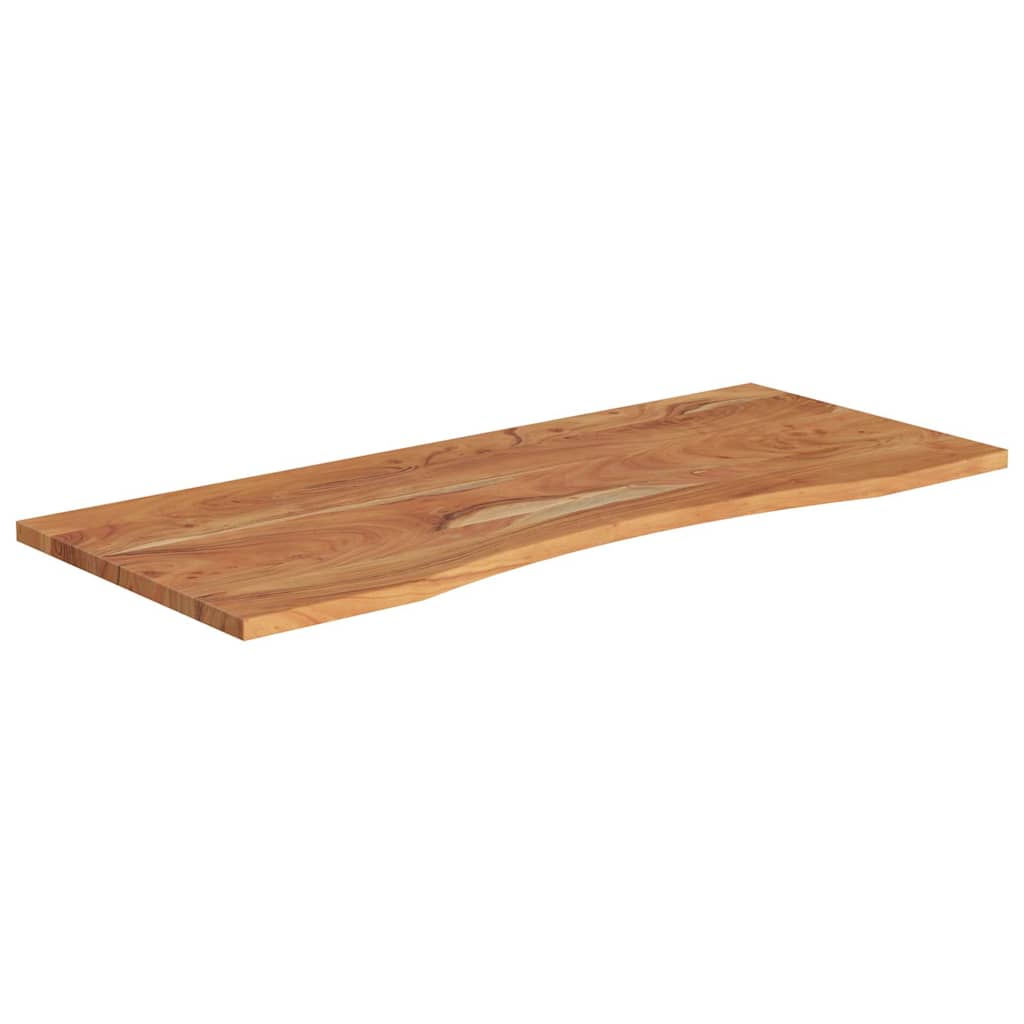 vidaXL Blat biurka, 110x50x2,5 cm, prostokątny, lite drewno akacjowe