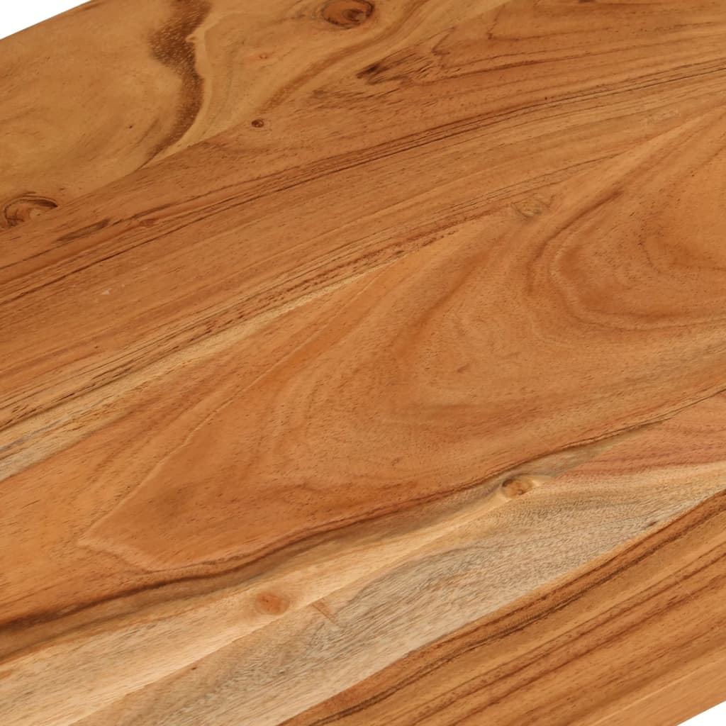 vidaXL Blat biurka, 140x50x2,5 cm, prostokątny, lite drewno akacjowe