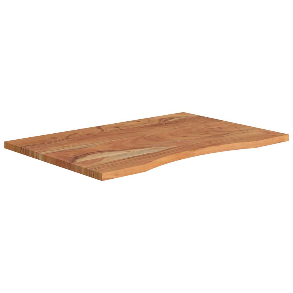 vidaXL Blat biurka, 80x60x2,5 cm, prostokątny, lite drewno akacjowe