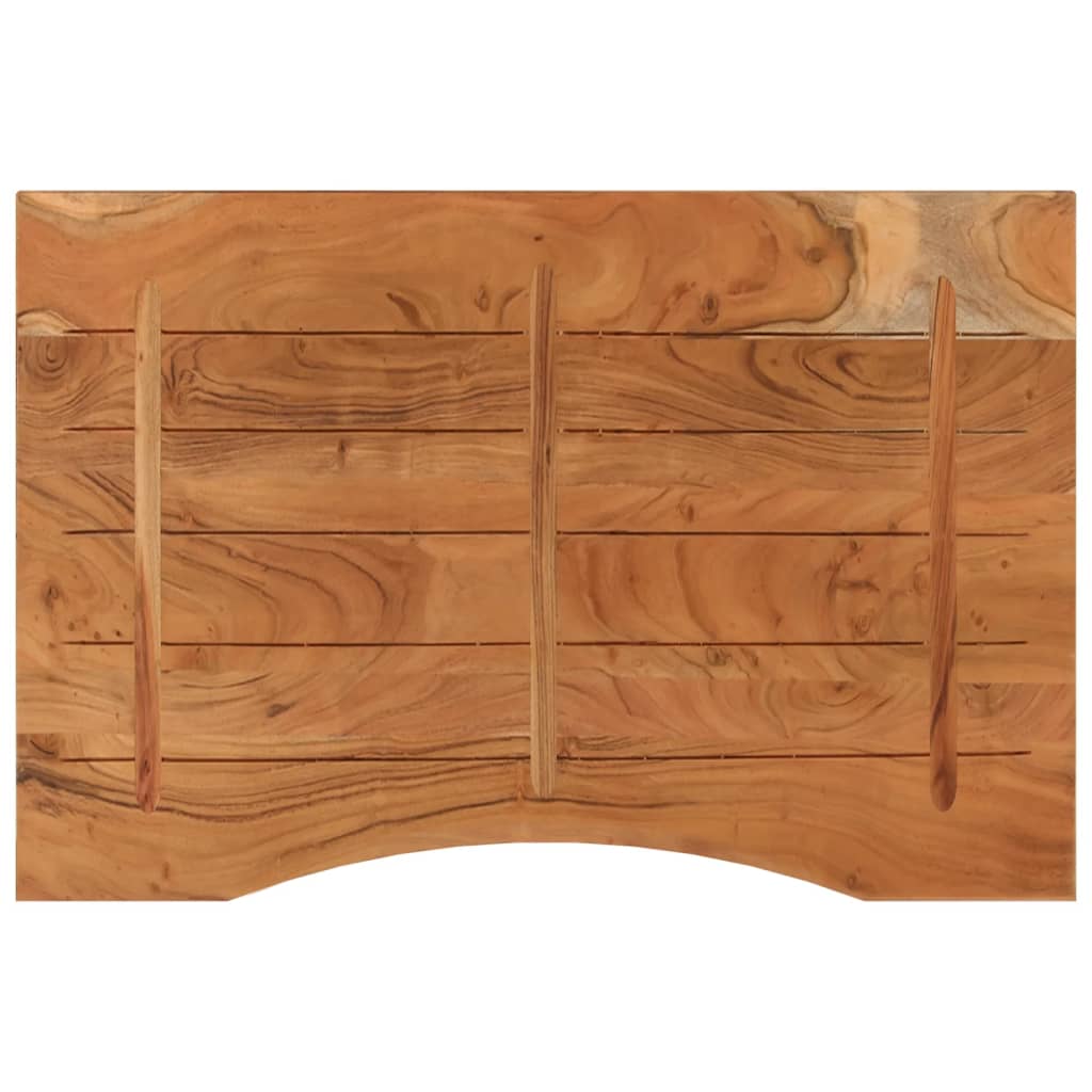 vidaXL Blat biurka, 90x60x2,5 cm, prostokątny, lite drewno akacjowe