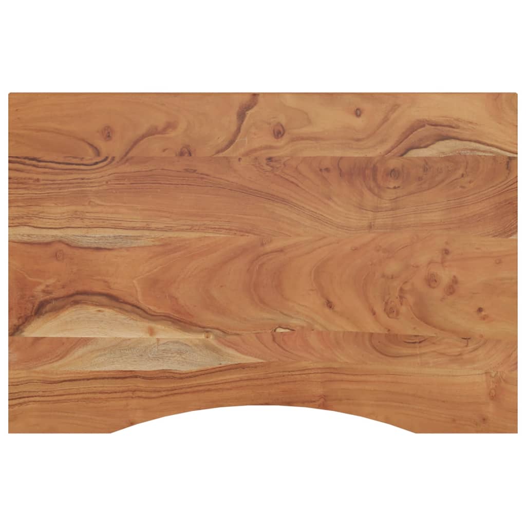 vidaXL Blat biurka, 100x60x2,5 cm, prostokątny, lite drewno akacjowe