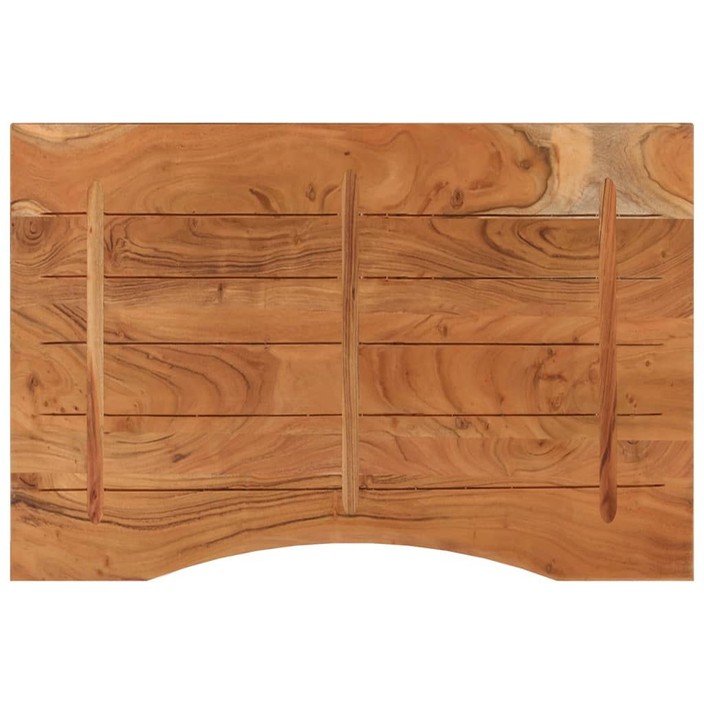 vidaXL Blat biurka, 100x60x2,5 cm, prostokątny, lite drewno akacjowe