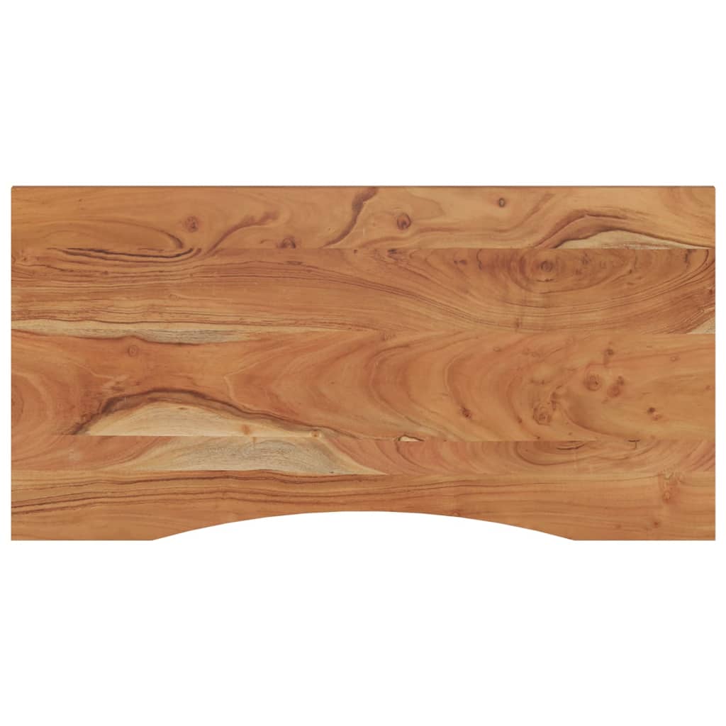 vidaXL Blat biurka, 110x60x2,5 cm, prostokątny, lite drewno akacjowe