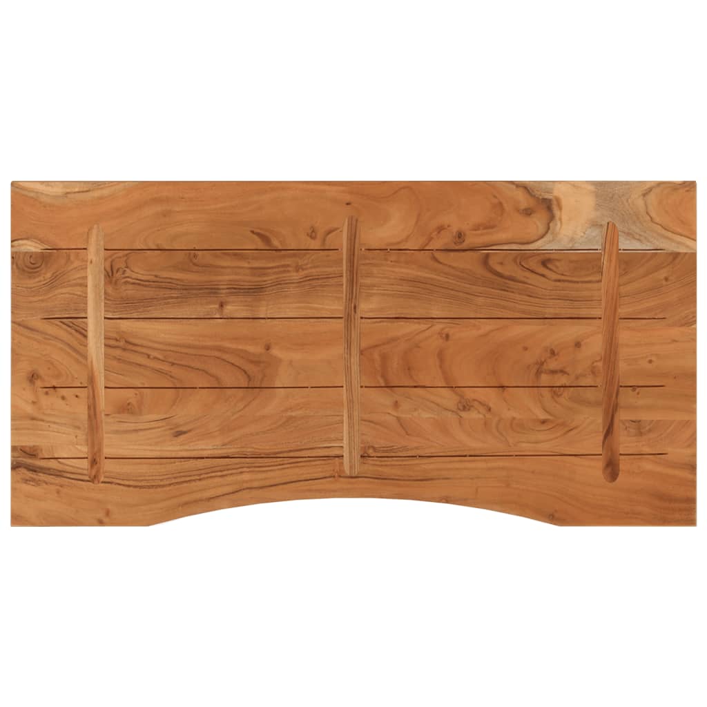 vidaXL Blat biurka, 120x60x2,5 cm, prostokątny, lite drewno akacjowe