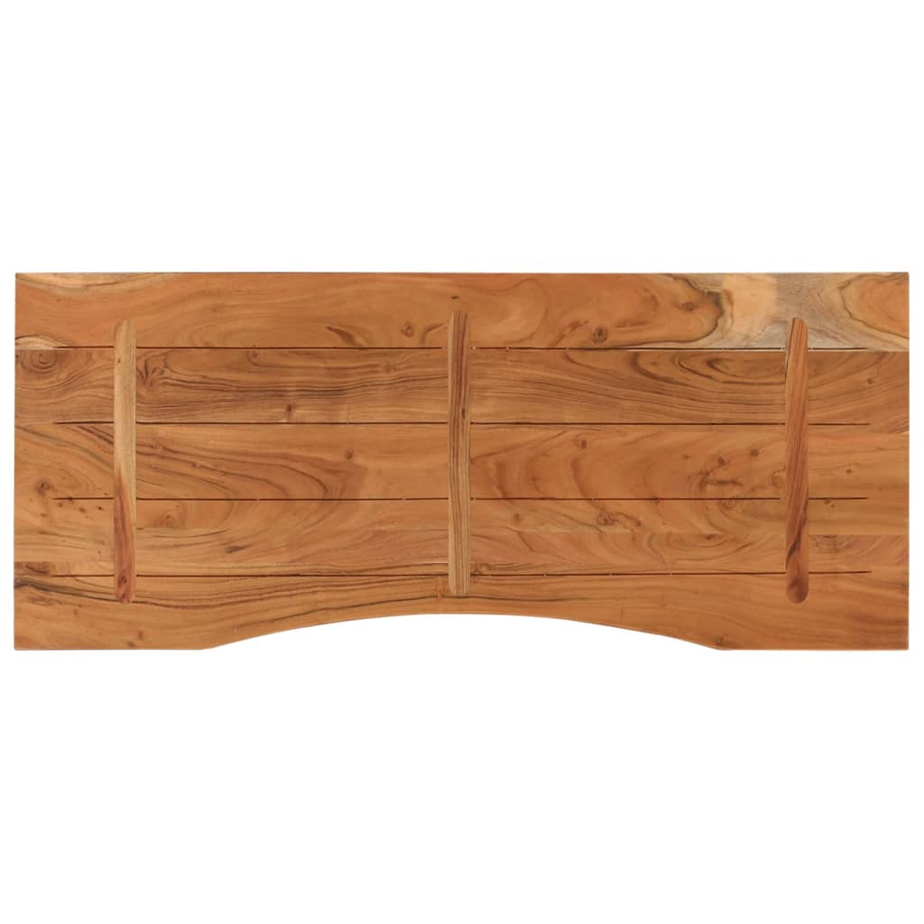 vidaXL Blat biurka, 140x60x2,5 cm, prostokątny, lite drewno akacjowe