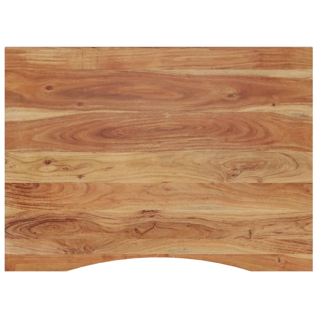 vidaXL Blat biurka, 100x80x2,5 cm, prostokątny, lite drewno akacjowe