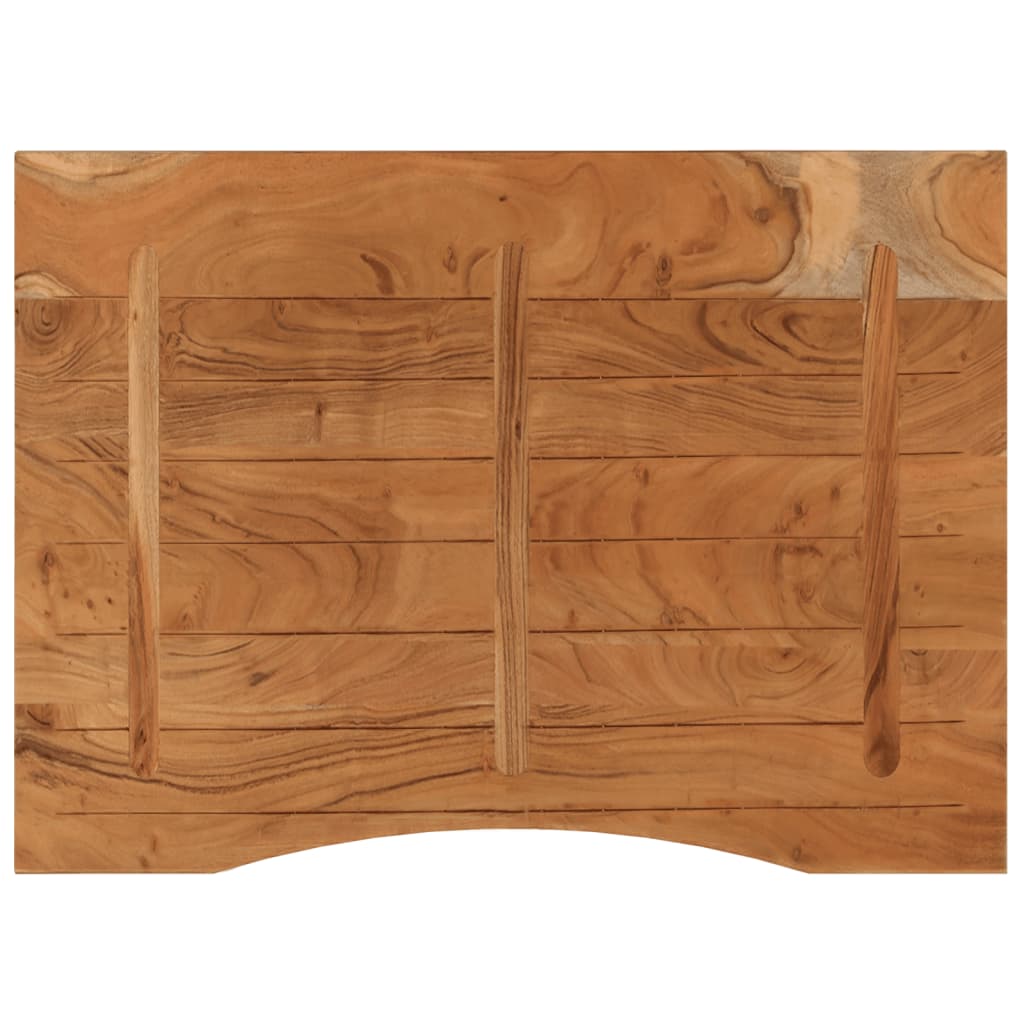 vidaXL Blat biurka, 110x80x2,5 cm, prostokątny, lite drewno akacjowe