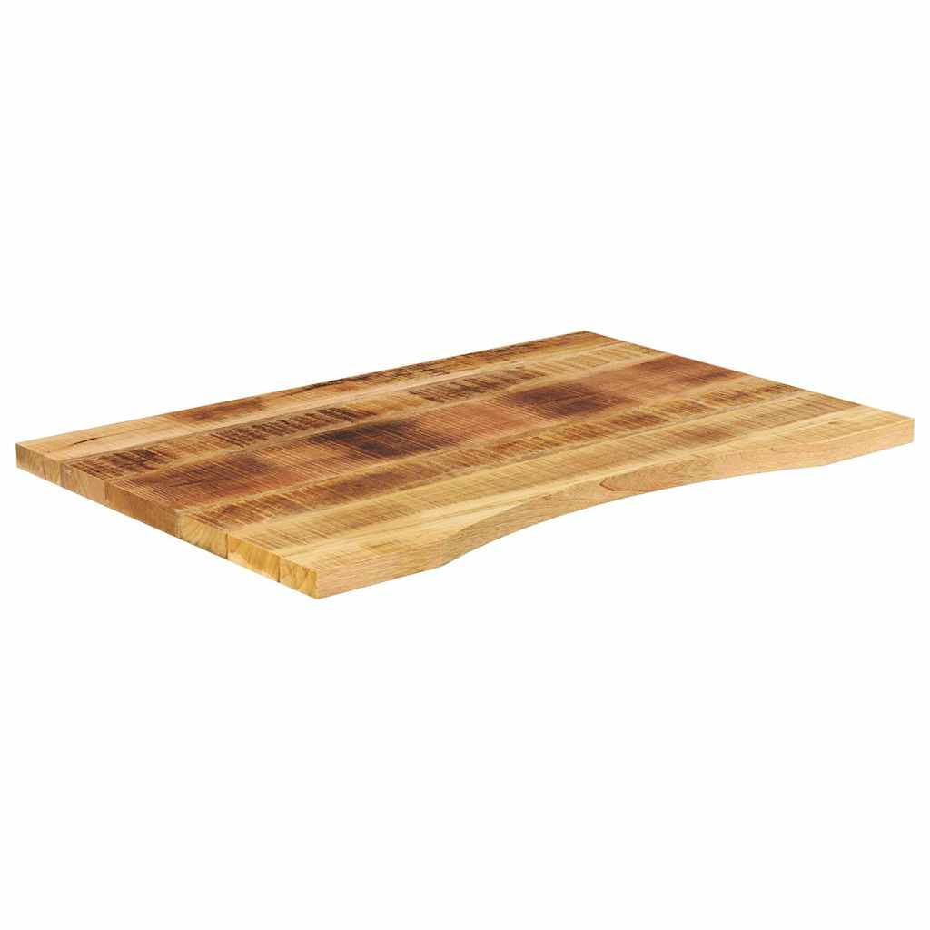 vidaXL Blat biurka, z wycięciem, 100x50x2,5 cm, surowe drewno mango