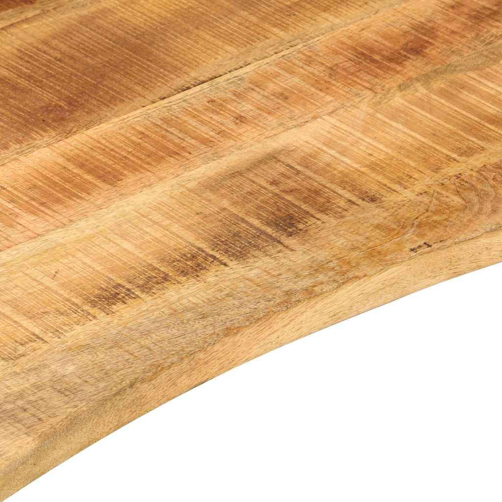 vidaXL Blat biurka, z wycięciem, 100x50x2,5 cm, surowe drewno mango