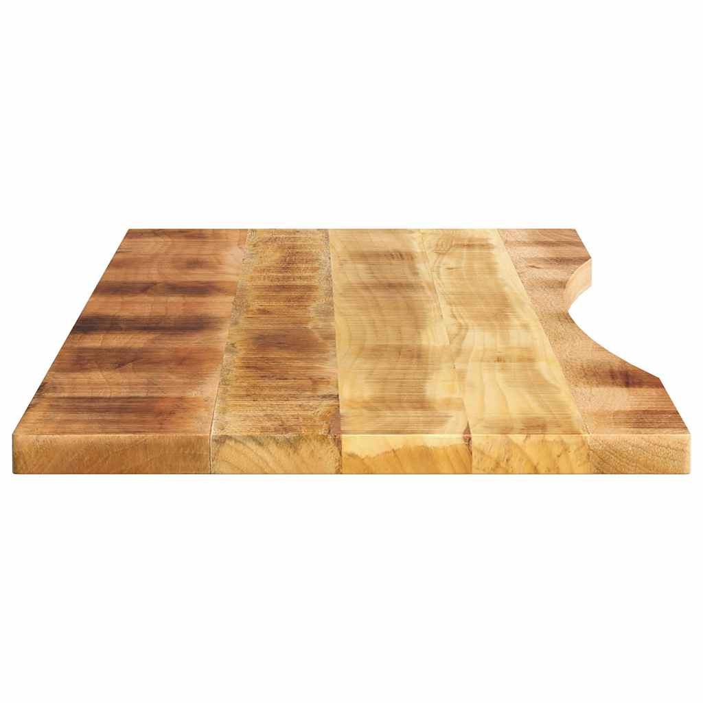vidaXL Blat biurka, z wycięciem, 160x50x2,5 cm, surowe drewno mango