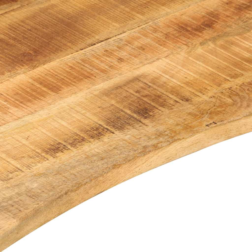 vidaXL Blat biurka, z wycięciem, 80x60x2,5 cm, surowe drewno mango