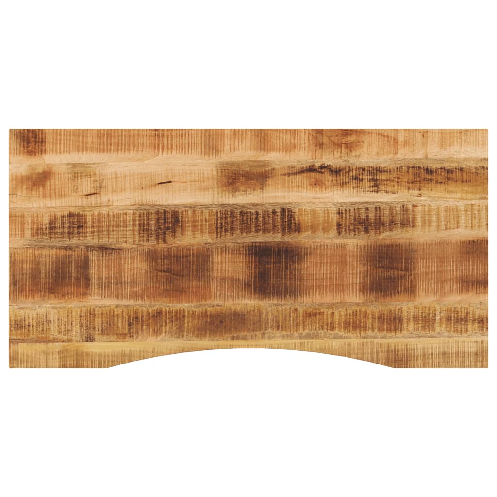 vidaXL Blat biurka, z wycięciem, 140x60x2,5 cm, surowe drewno mango