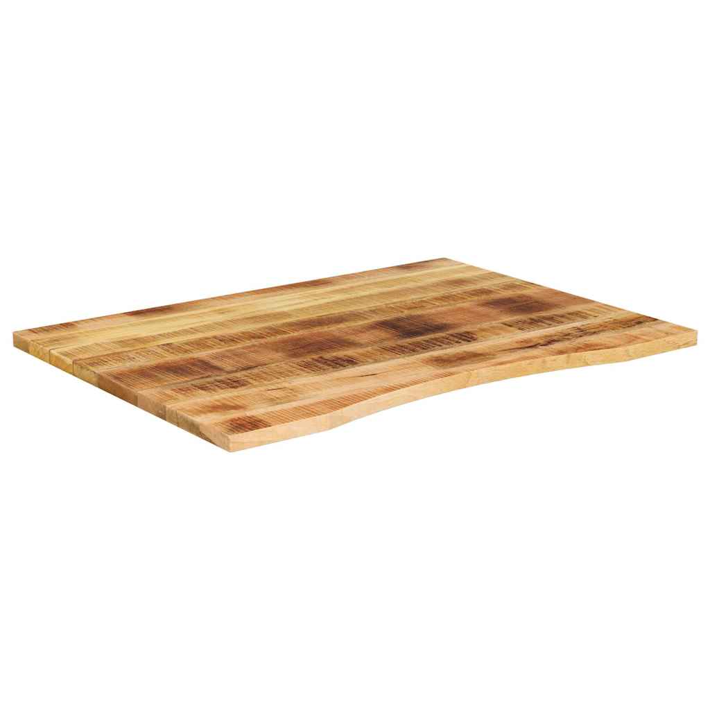 vidaXL Blat biurka, z wycięciem, 110x80x2,5 cm, surowe drewno mango