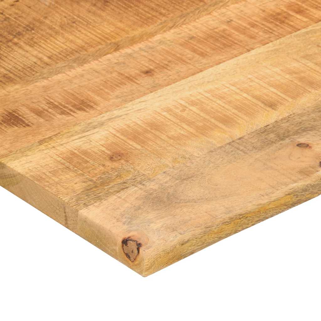 vidaXL Blat biurka, z wycięciem, 110x80x2,5 cm, surowe drewno mango