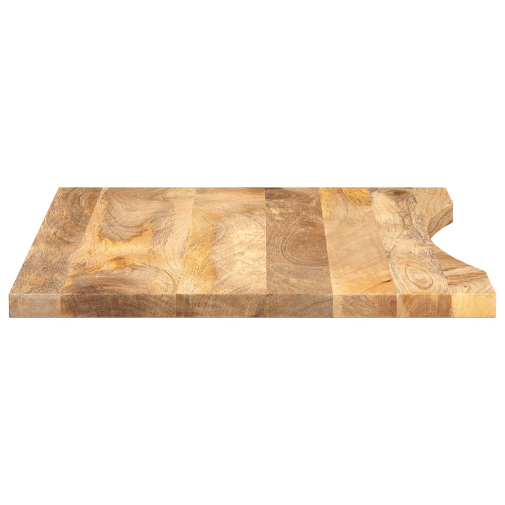 vidaXL Blat biurka, z wycięciem, 100x50x2,5 cm, surowe drewno mango