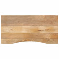 vidaXL Blat biurka, z wycięciem, 110x50x2,5 cm, surowe drewno mango
