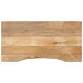 vidaXL Blat biurka, z wycięciem, 120x50x2,5 cm, surowe drewno mango