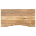 vidaXL Blat biurka, z wycięciem, 140x50x2,5 cm, surowe drewno mango
