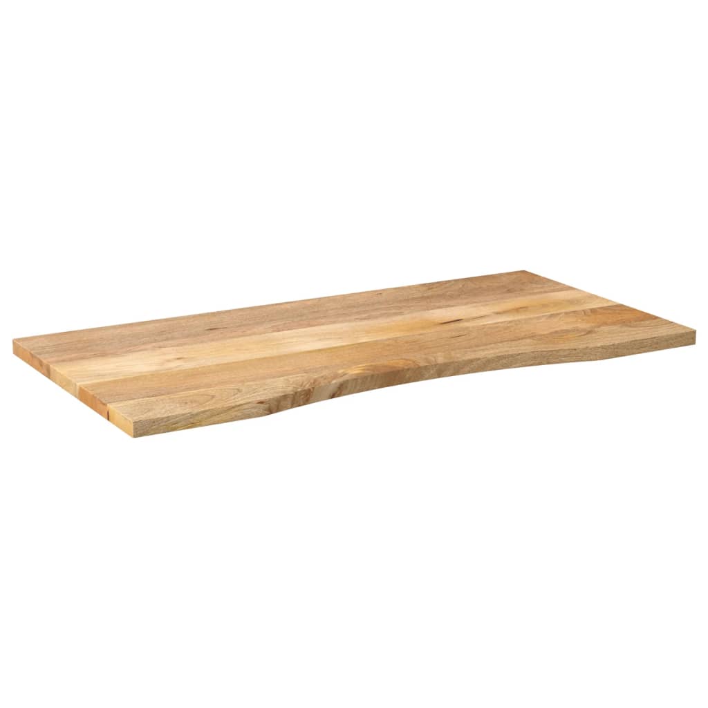 vidaXL Blat biurka, z wycięciem, 140x50x2,5 cm, surowe drewno mango