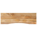 vidaXL Blat biurka, z wycięciem, 160x50x2,5 cm, surowe drewno mango