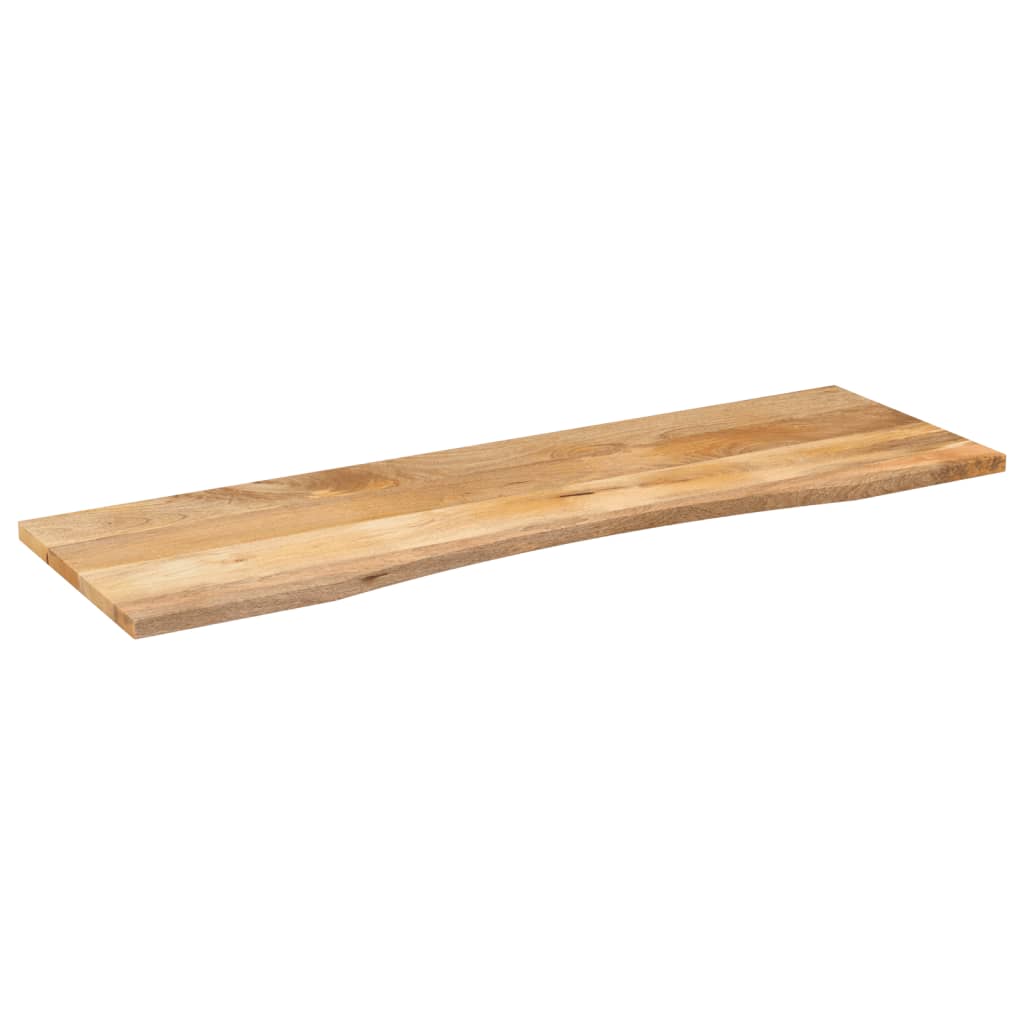 vidaXL Blat biurka, z wycięciem, 160x50x2,5 cm, surowe drewno mango