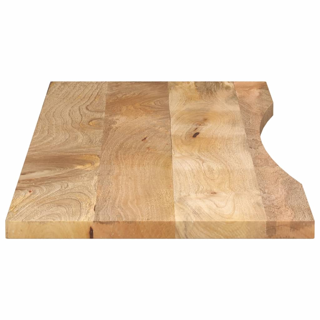 vidaXL Blat biurka, z wycięciem, 160x50x2,5 cm, surowe drewno mango