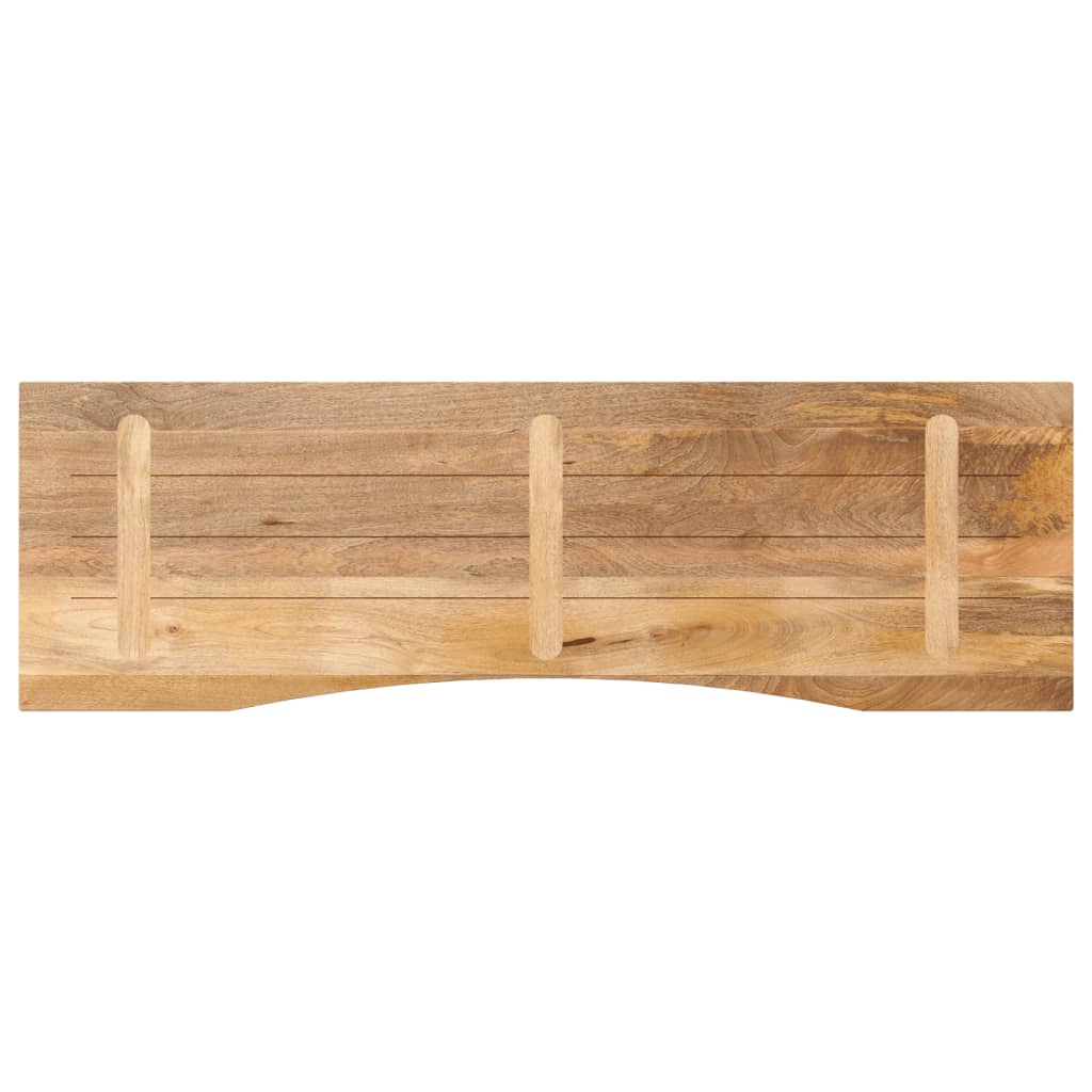 vidaXL Blat biurka, z wycięciem, 160x50x2,5 cm, surowe drewno mango