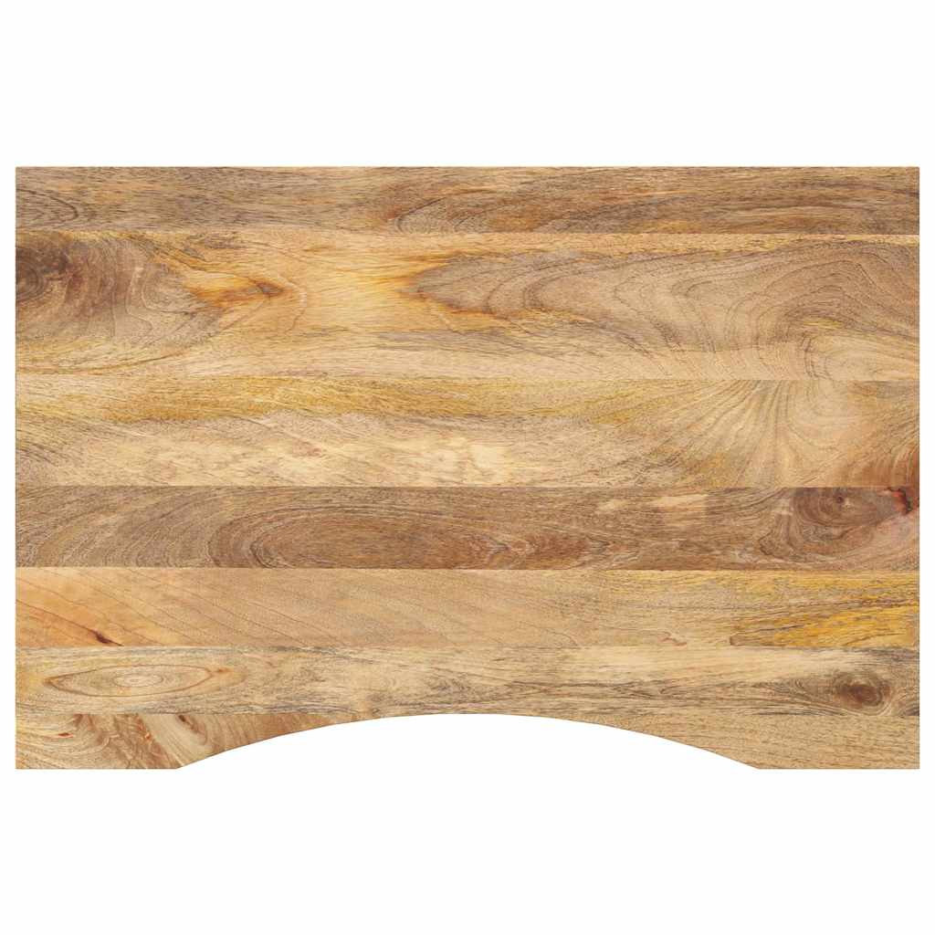 vidaXL Blat biurka, z wycięciem, 100x60x2,5 cm, surowe drewno mango
